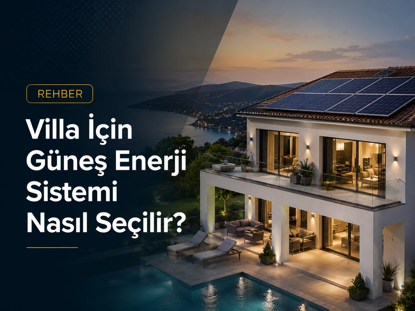 İzmir'de Villa İçin Güneş Enerji Sistemi Nasıl Planlanır?